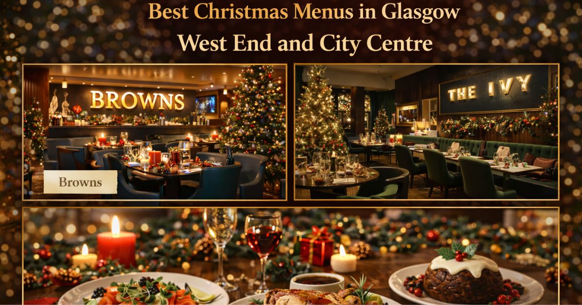 Best Christmas Menu West and City Centre Glasgow