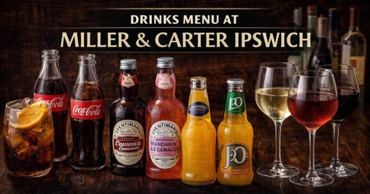 Miller and Carter Ipswich Drinks and Wine Menu