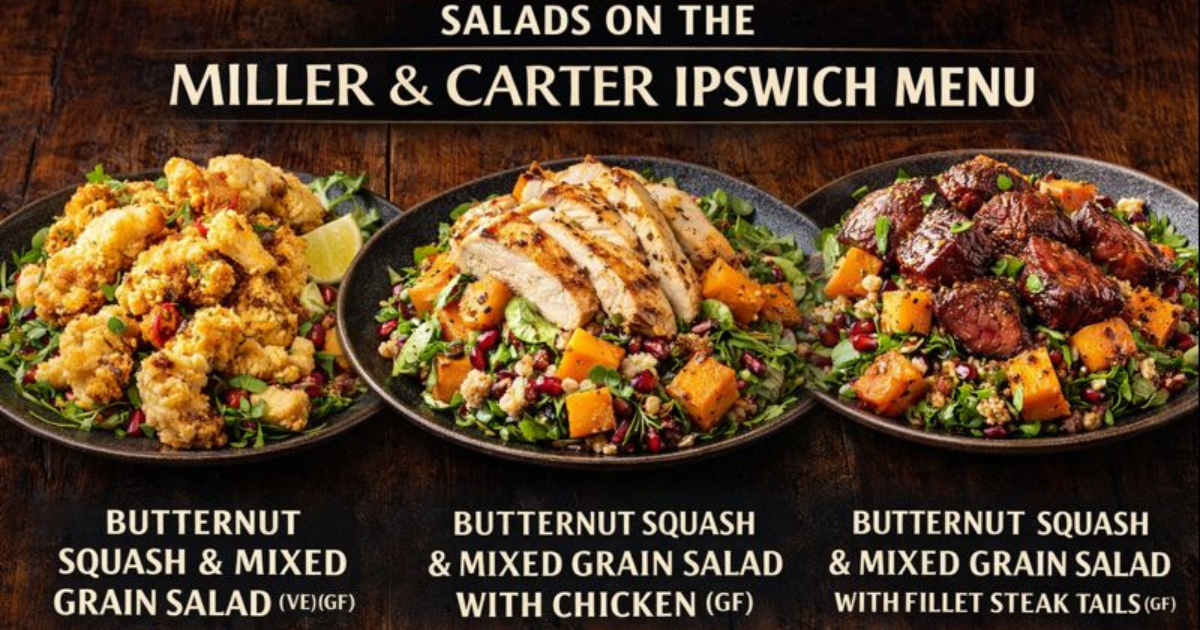 Miller and Carter Ipswich Salad Menu