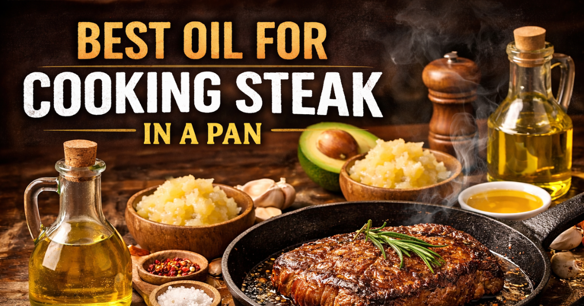 best oil for cooking steak in a pan